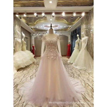 New Arrival 2017 Multi-Color Marriage Pale Pink Wedding Dresses